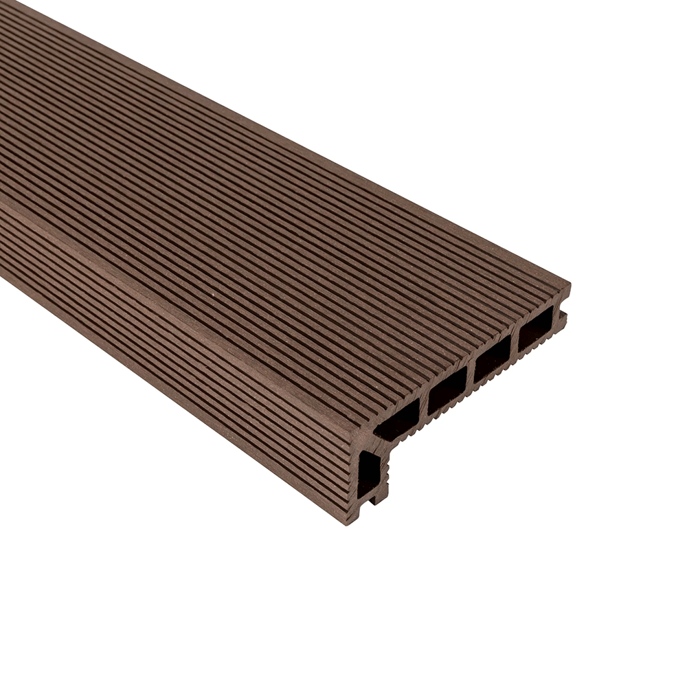140mm x 50mm Triton Brown Composite Step Decking Board – 3m image